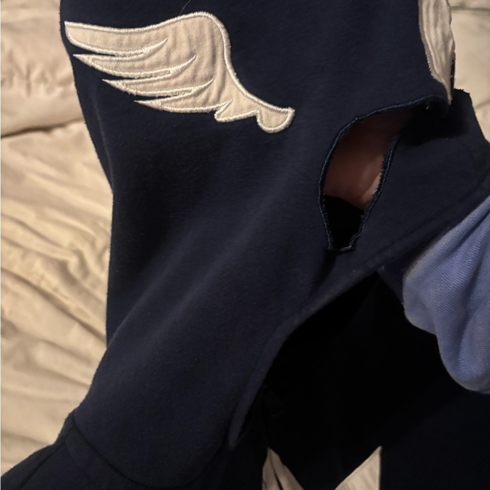 Marvel • Red, White & Blue •  Zip-Up • Unisex • Captain America • Fun • Hoodie • - Picture 16 of 16